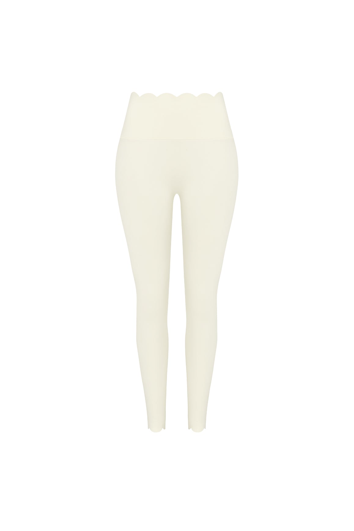 High-Waist Scallop Scrunch Legging