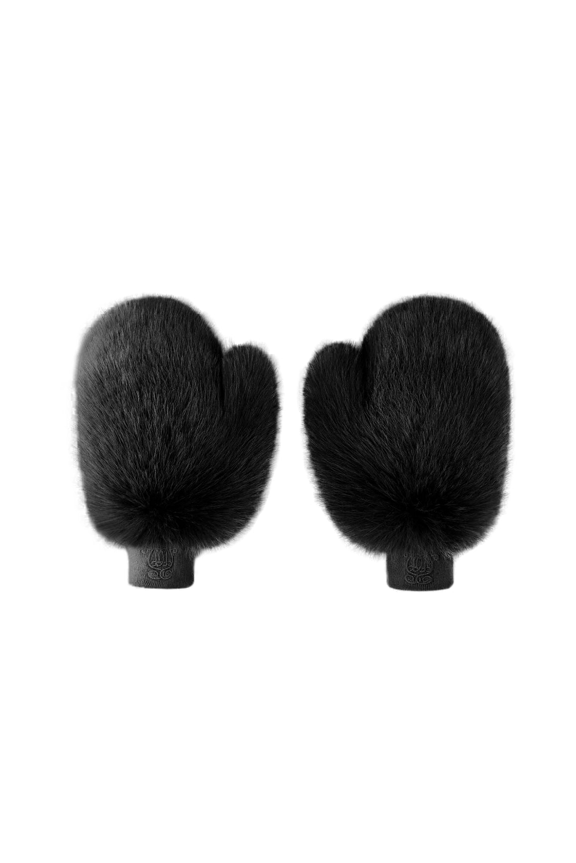 Frost Faux Fur Mittens