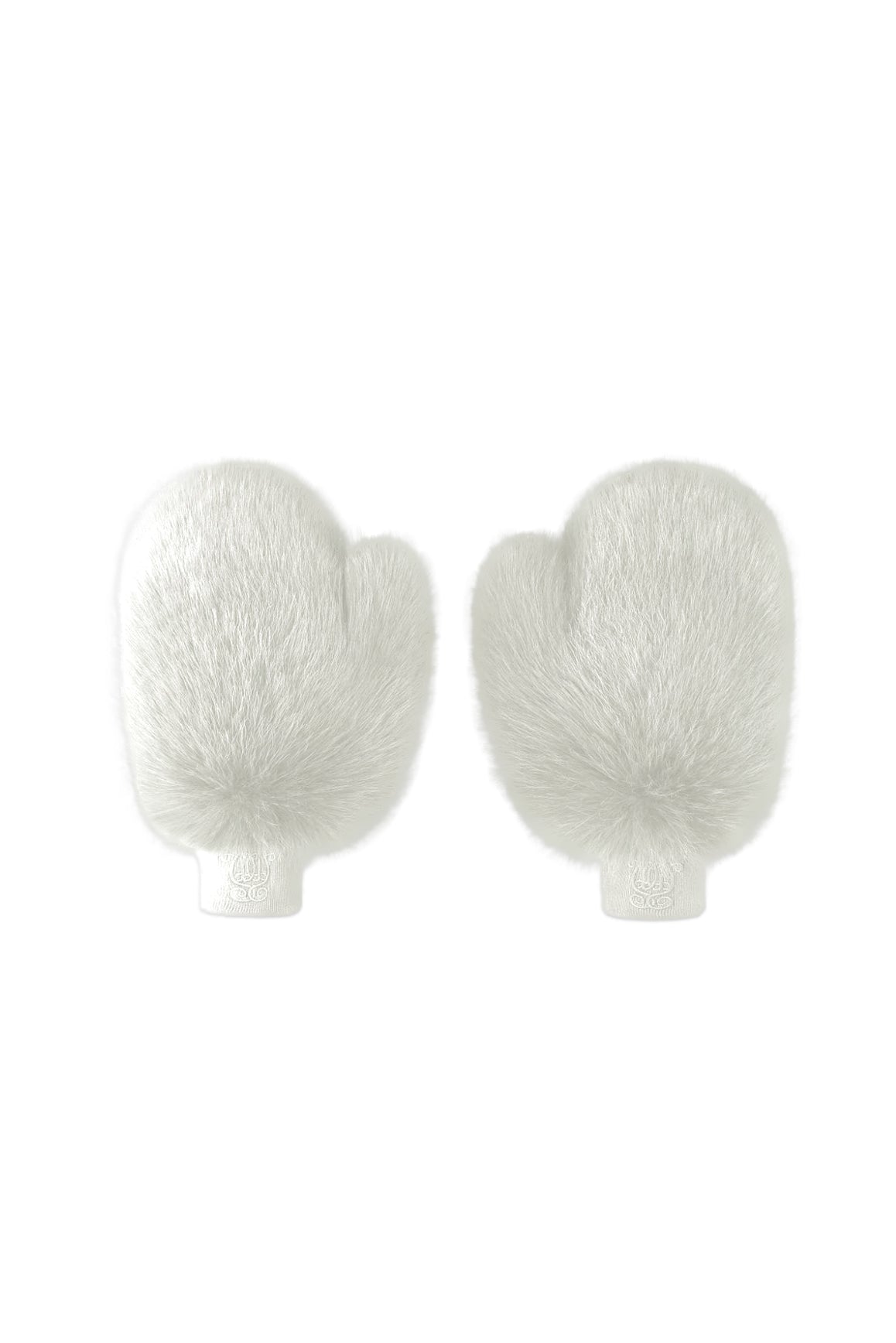 Frost Faux Fur Mittens