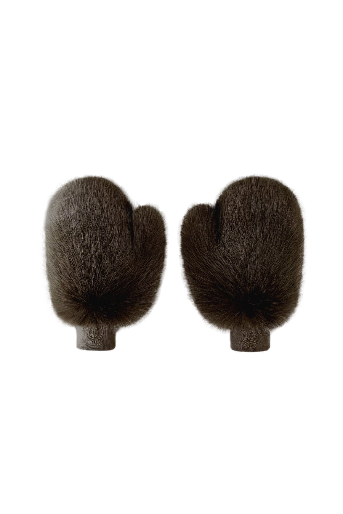 Frost Faux Fur Mittens