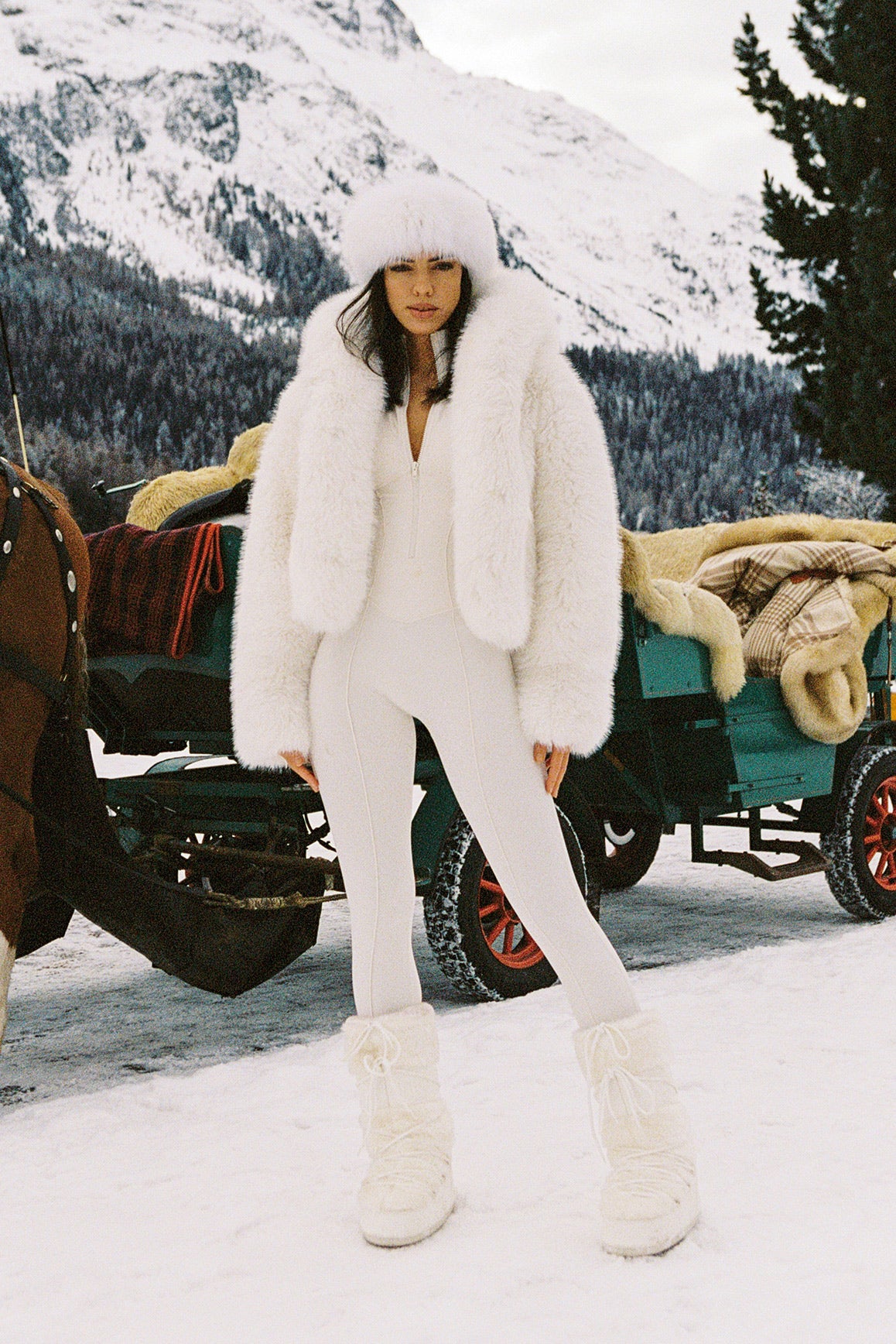 Alpine Cloud Faux Fur Jacket