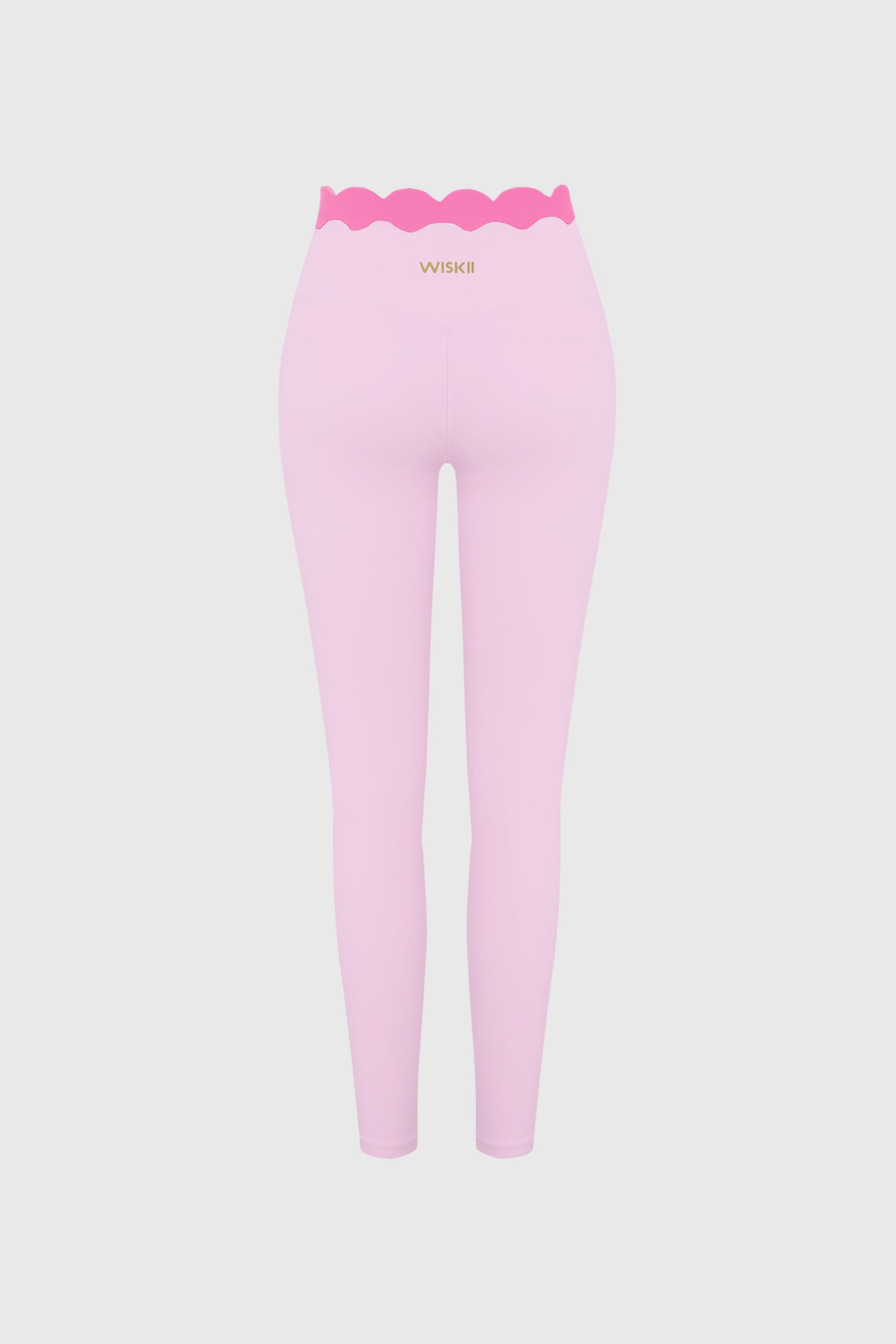 Scallop Contrast Scrunch Legging