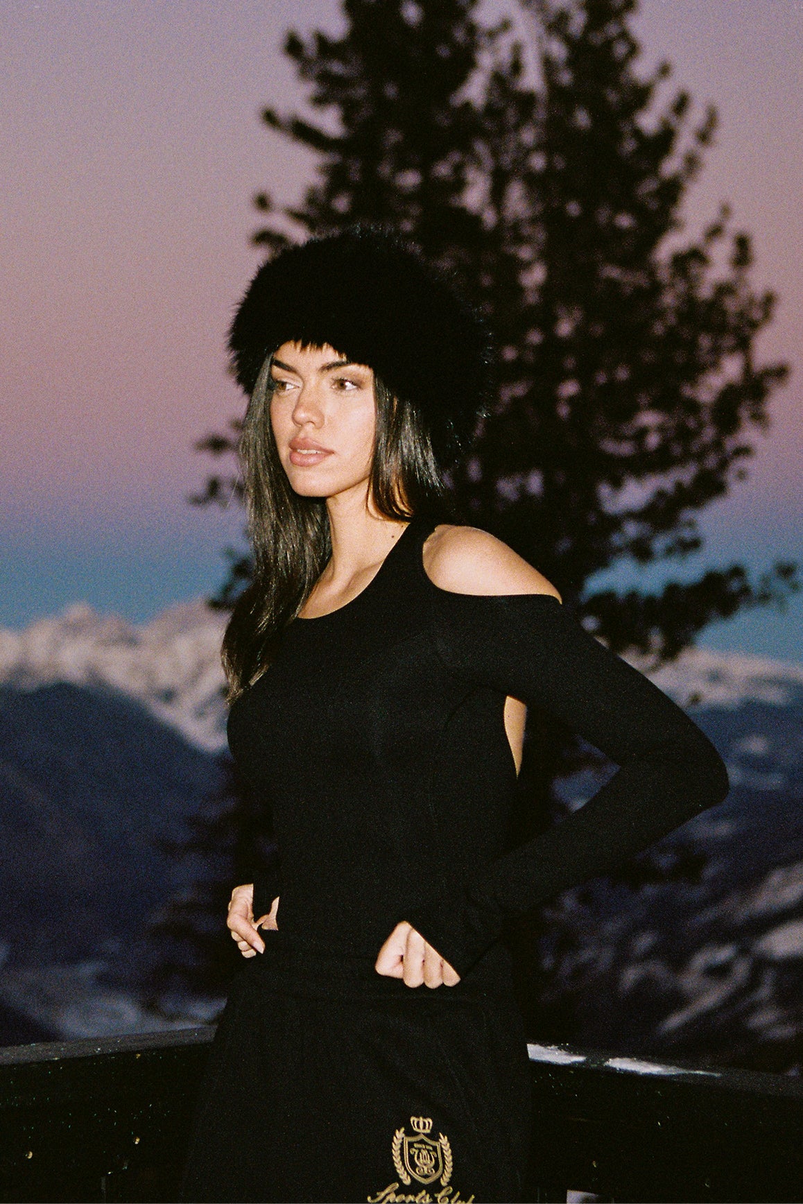 Long Sleeve Arc Cutout Back Bodysuit