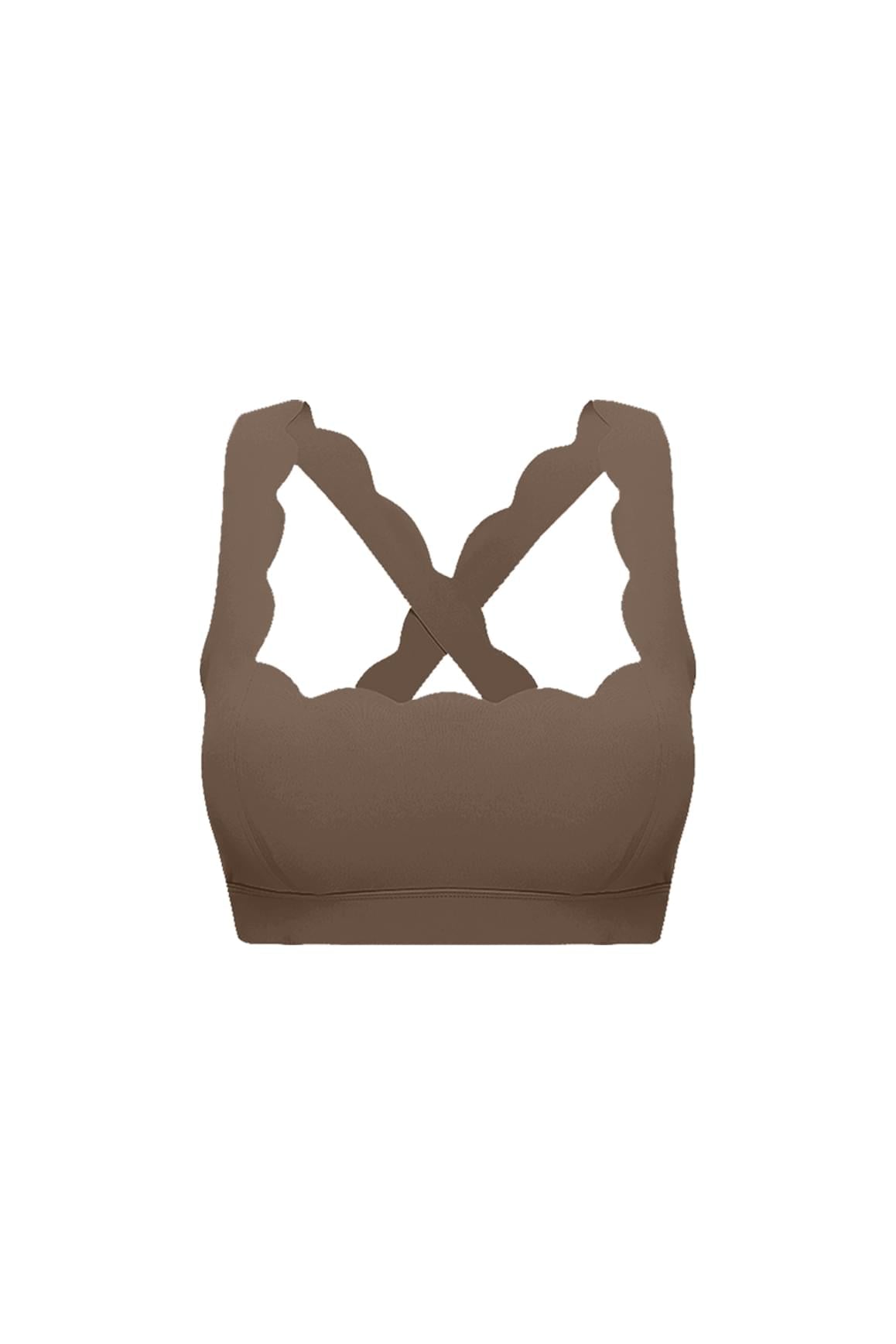 Cross Back Sports Bra - WISKIIWS201deserttruffleS