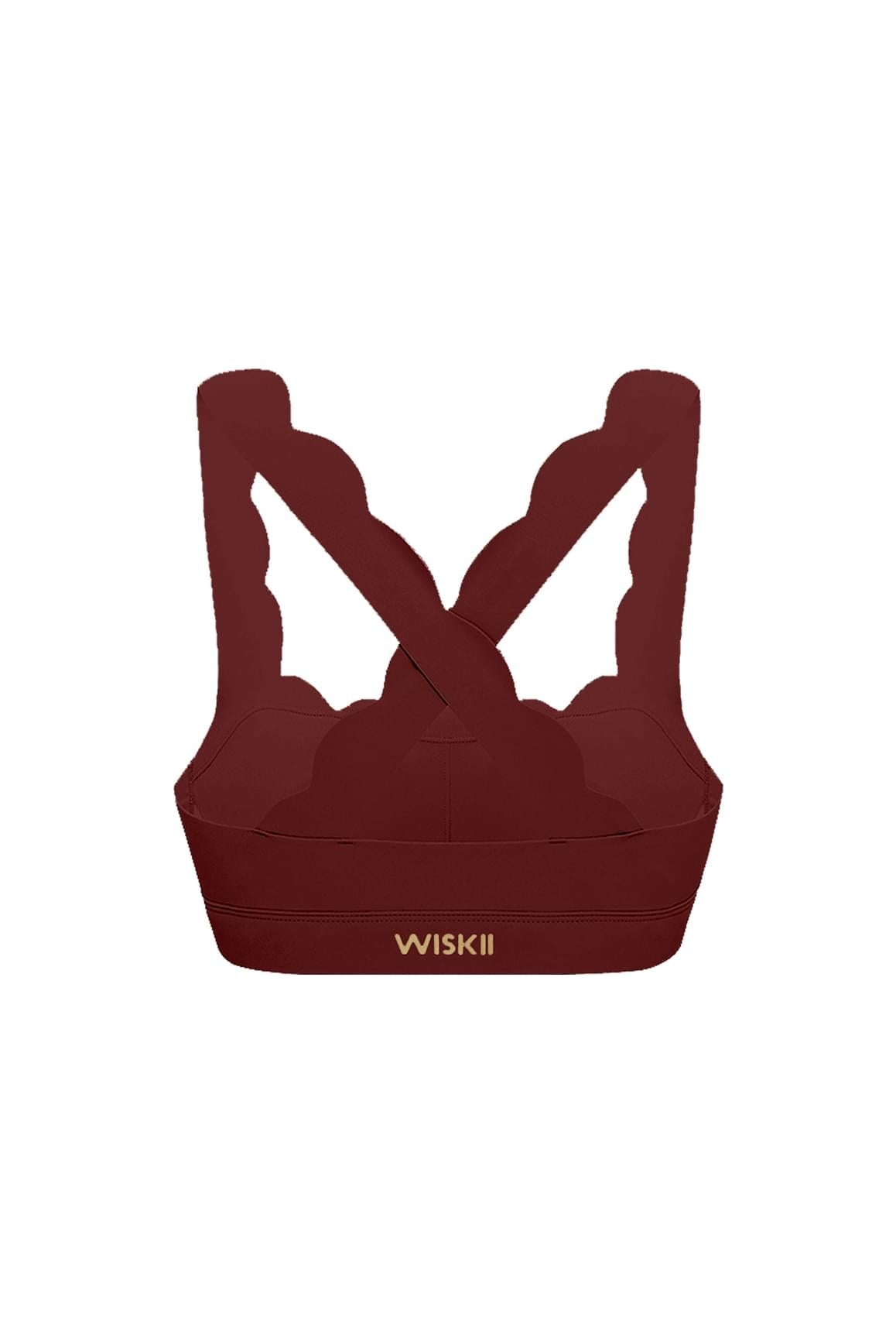 Cross Back Sports Bra - WISKIIWS201mulledwineS