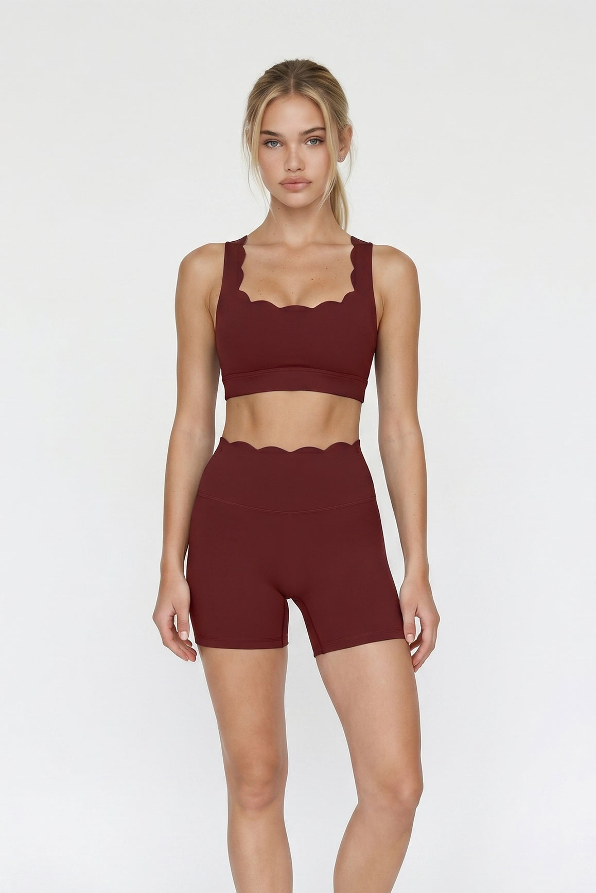 Cross Back Sports Bra - WISKII - Sports Bra