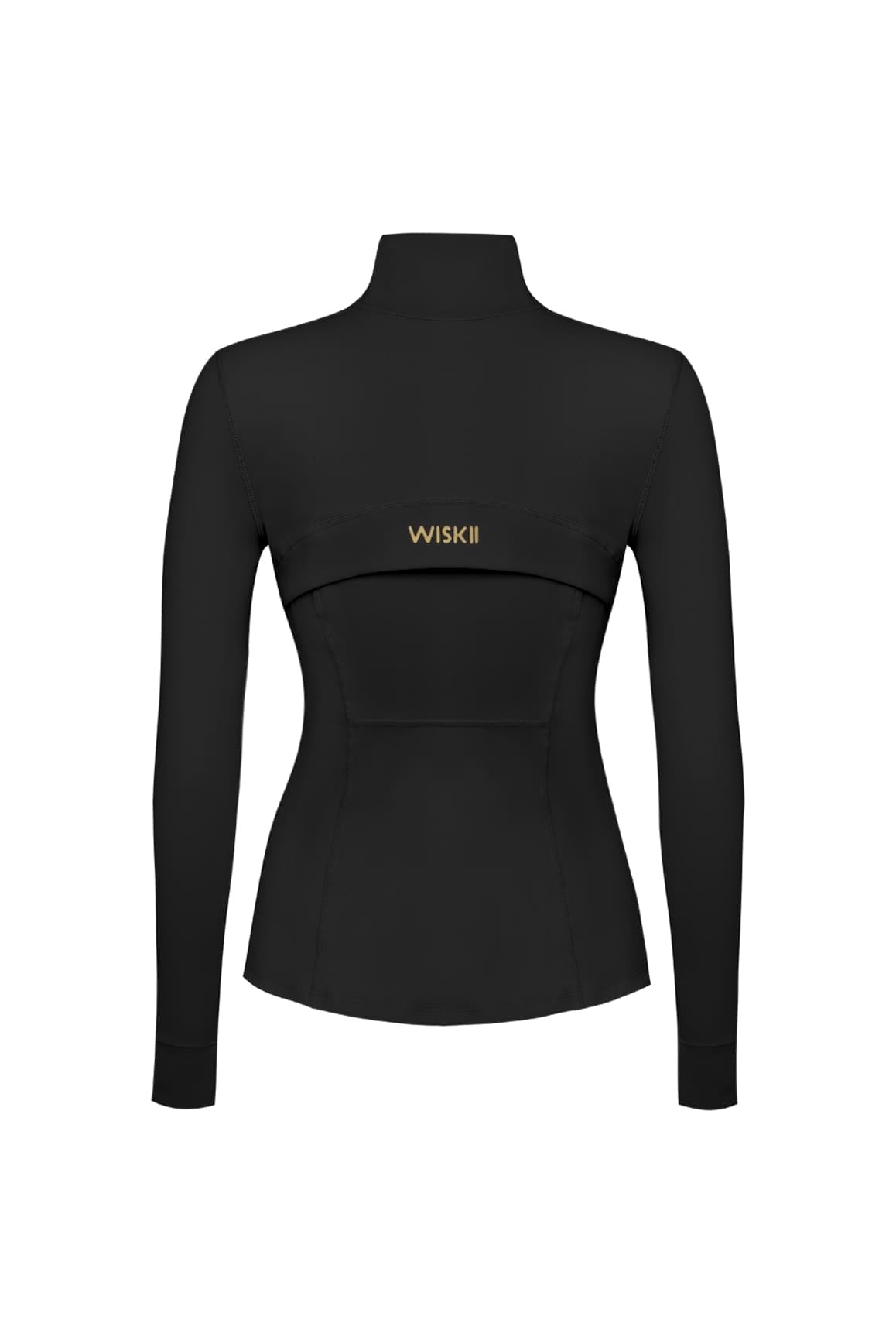 Double Zip Slim Fit Active Jacket - WISKIIWS510blackS