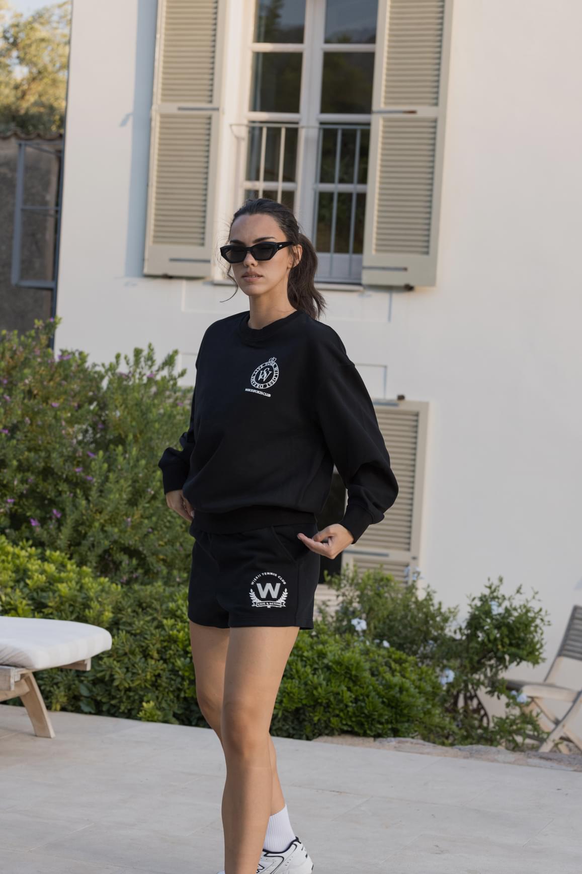 Essential Crewneck Sweatshirt - WISKIIWS323blackS/M