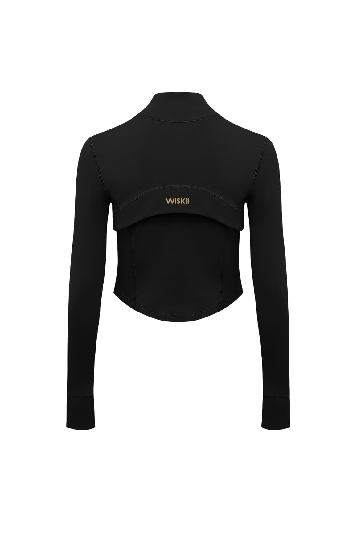Hourglass Cropped Full Zip Jacket - WISKIIWS626blackS