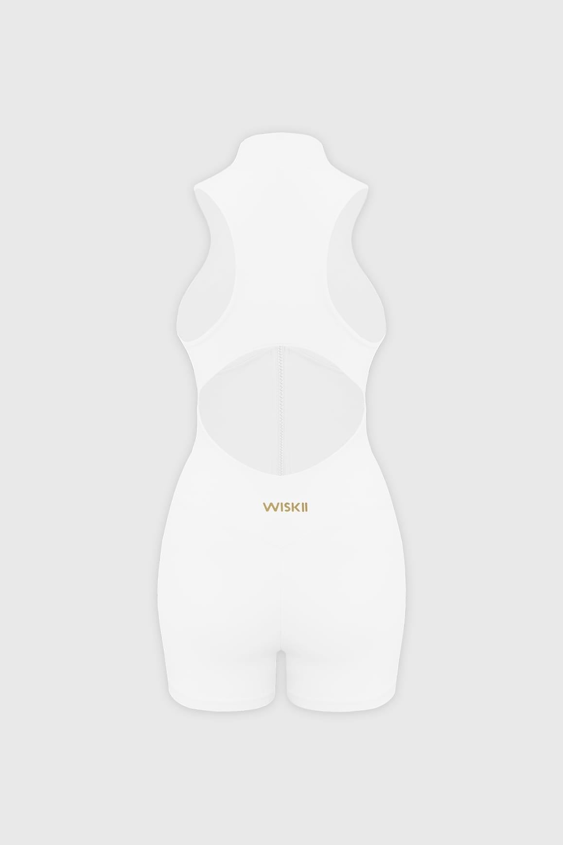 Hourglass Zip-Up Playsuit - WISKIIWS702ivoryS