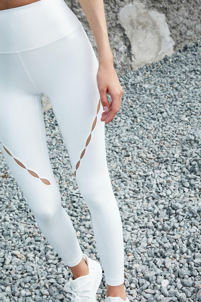 model wears a WISKII impact high-waist leggings