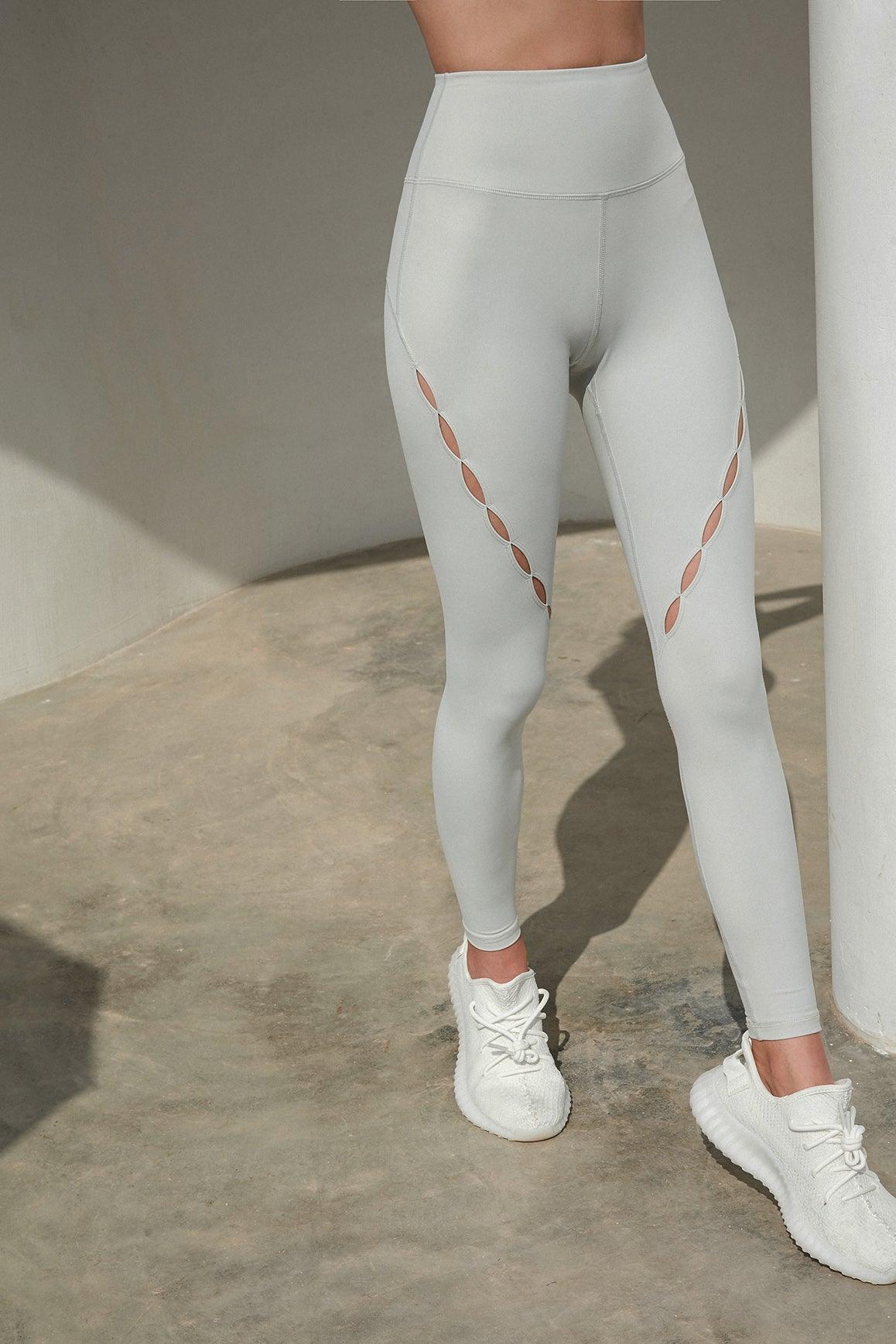 model wears a WISKII impact high-waist leggings