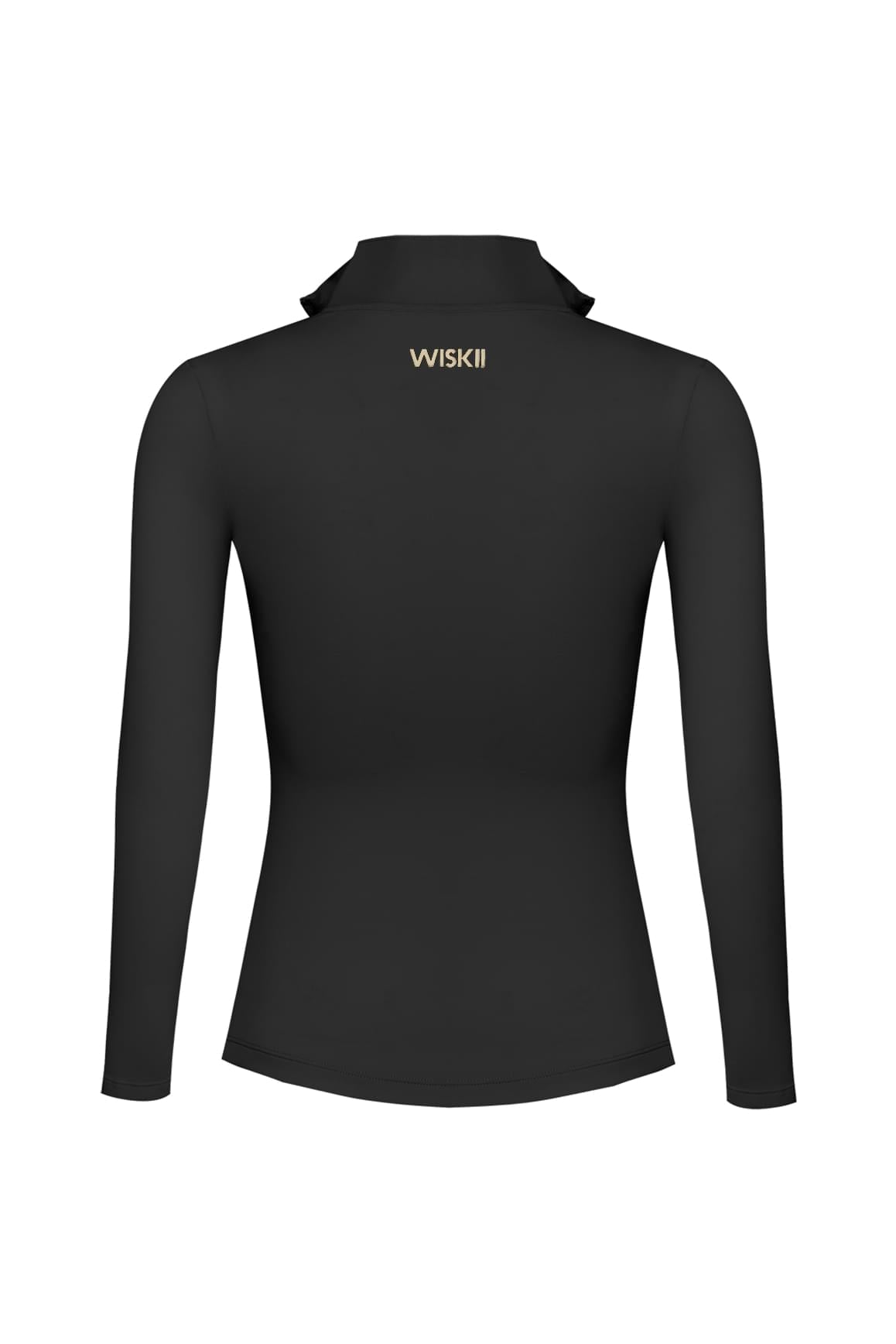 Long Sleeve Half Zip Top - WISKIIWS508blackS