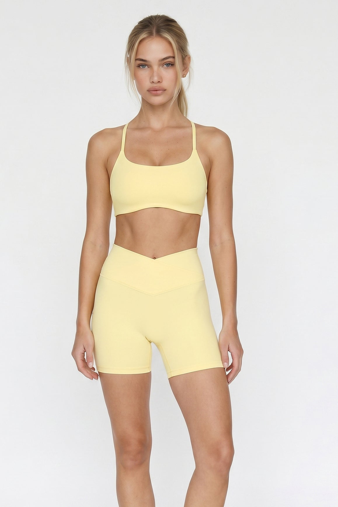Minimal Crossback Bra - WISKII - Sports Bra