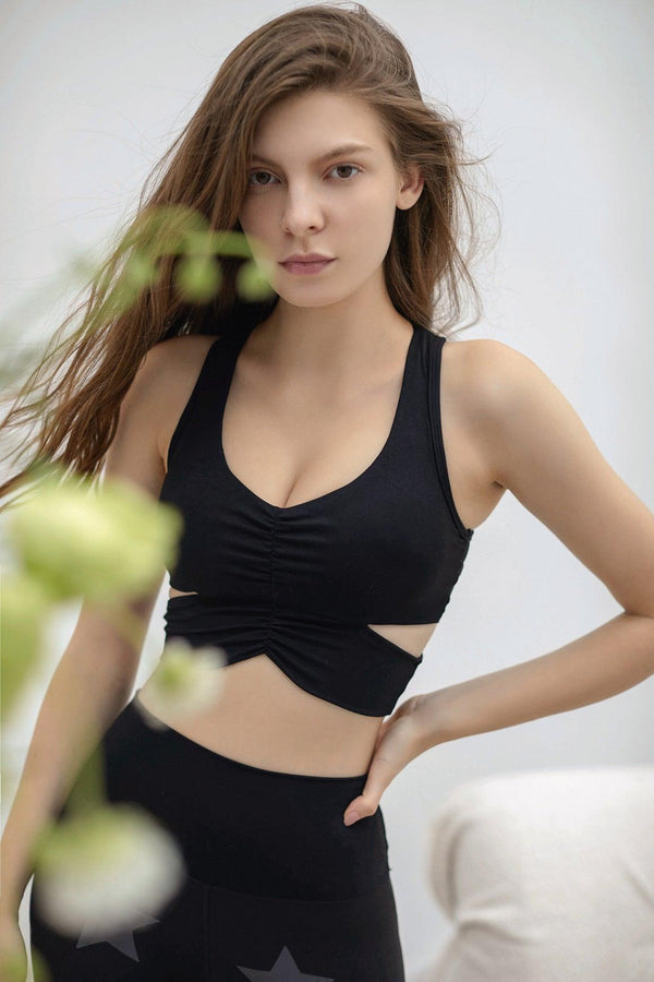 model wears a WISKII Pure Luna Sports Bra