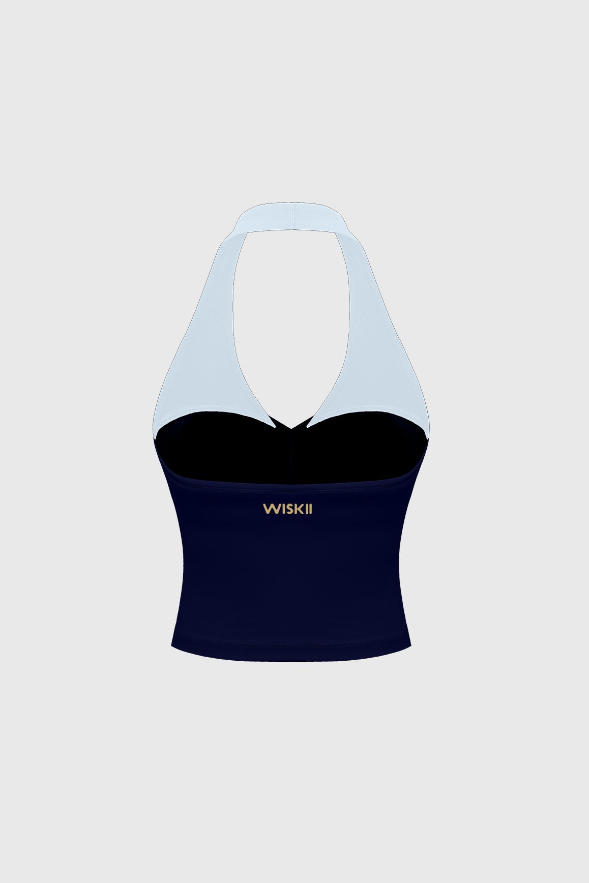 Riviera Contrast Halter Tank - WISKII - Tank Bra