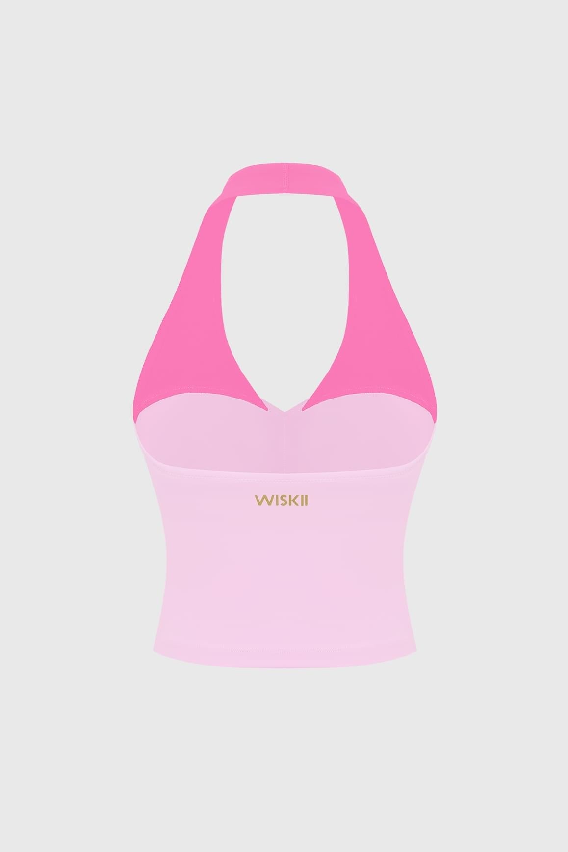 Riviera Contrast Halter Tank - WISKIIWS688sakurahollywoodS