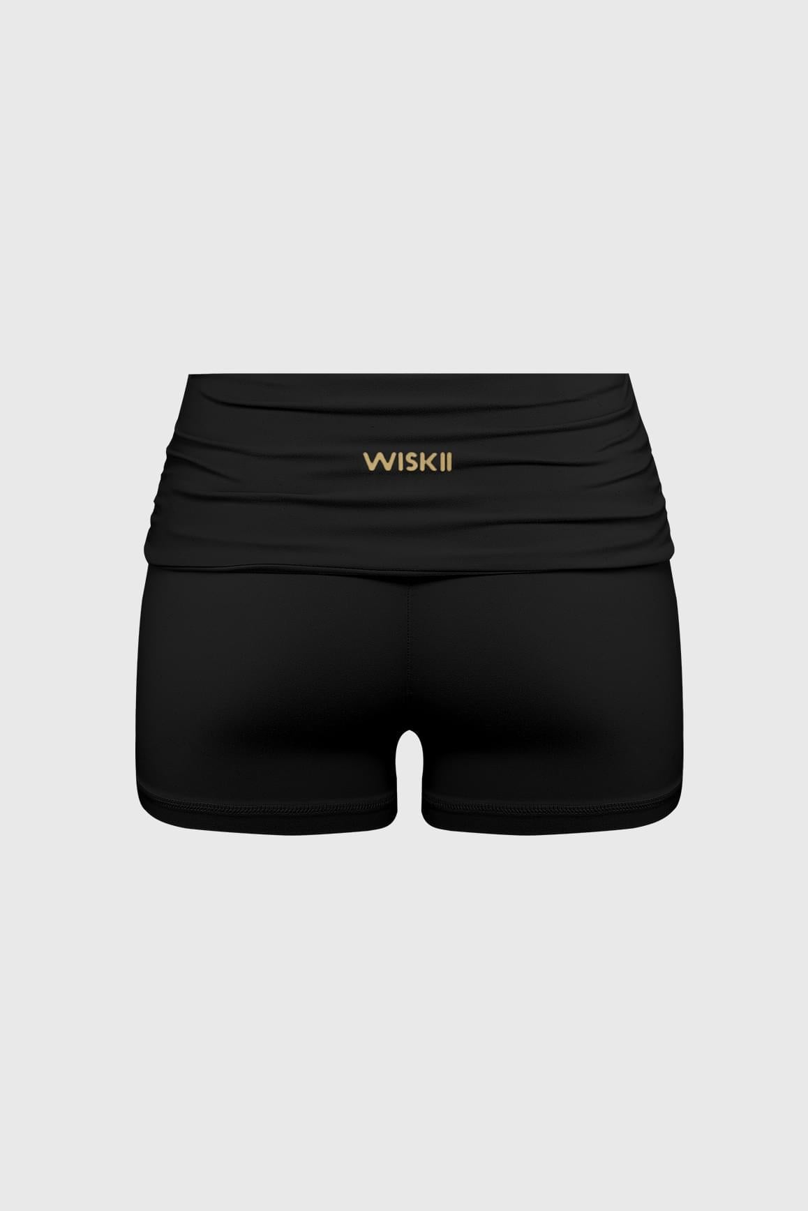 Riviera Low Rise Scrunch Short - WISKIIWS696blackS