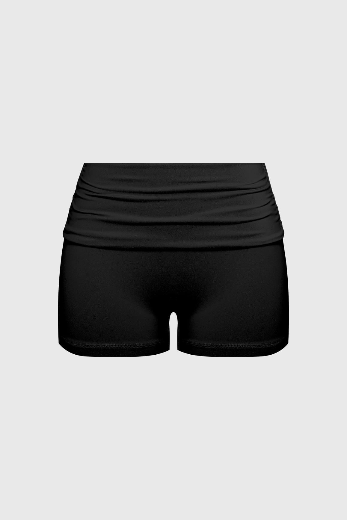 Riviera Low Rise Scrunch Short - WISKIIWS696blackS