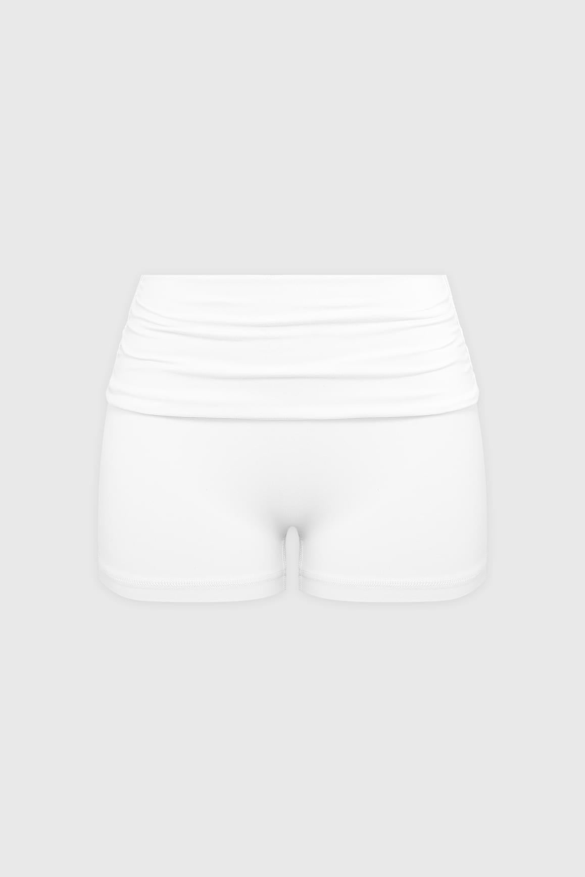 Riviera Low Rise Scrunch Short - WISKIIWS696ivoryS