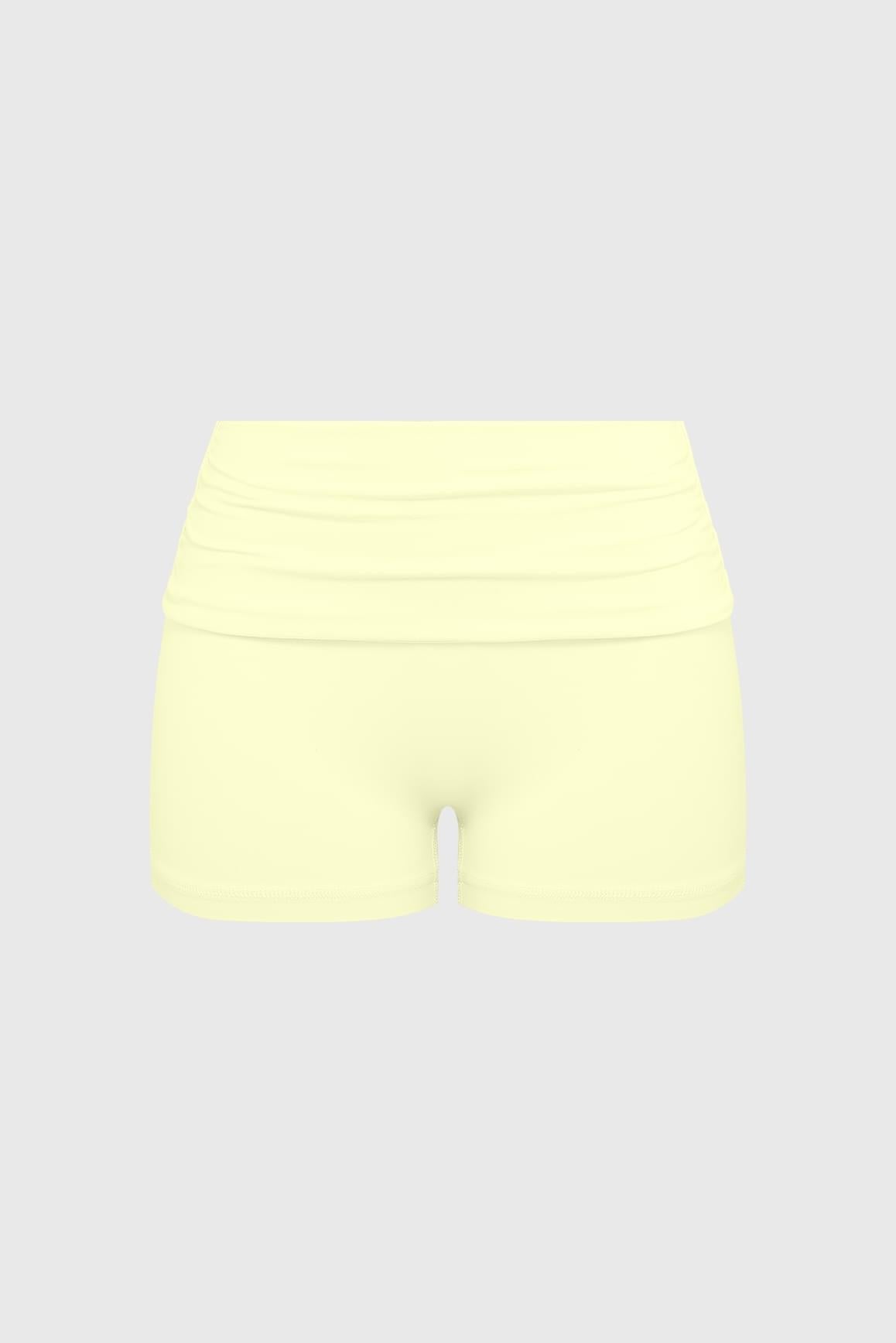 Riviera Low Rise Scrunch Short - WISKIIWS696limoncelloS