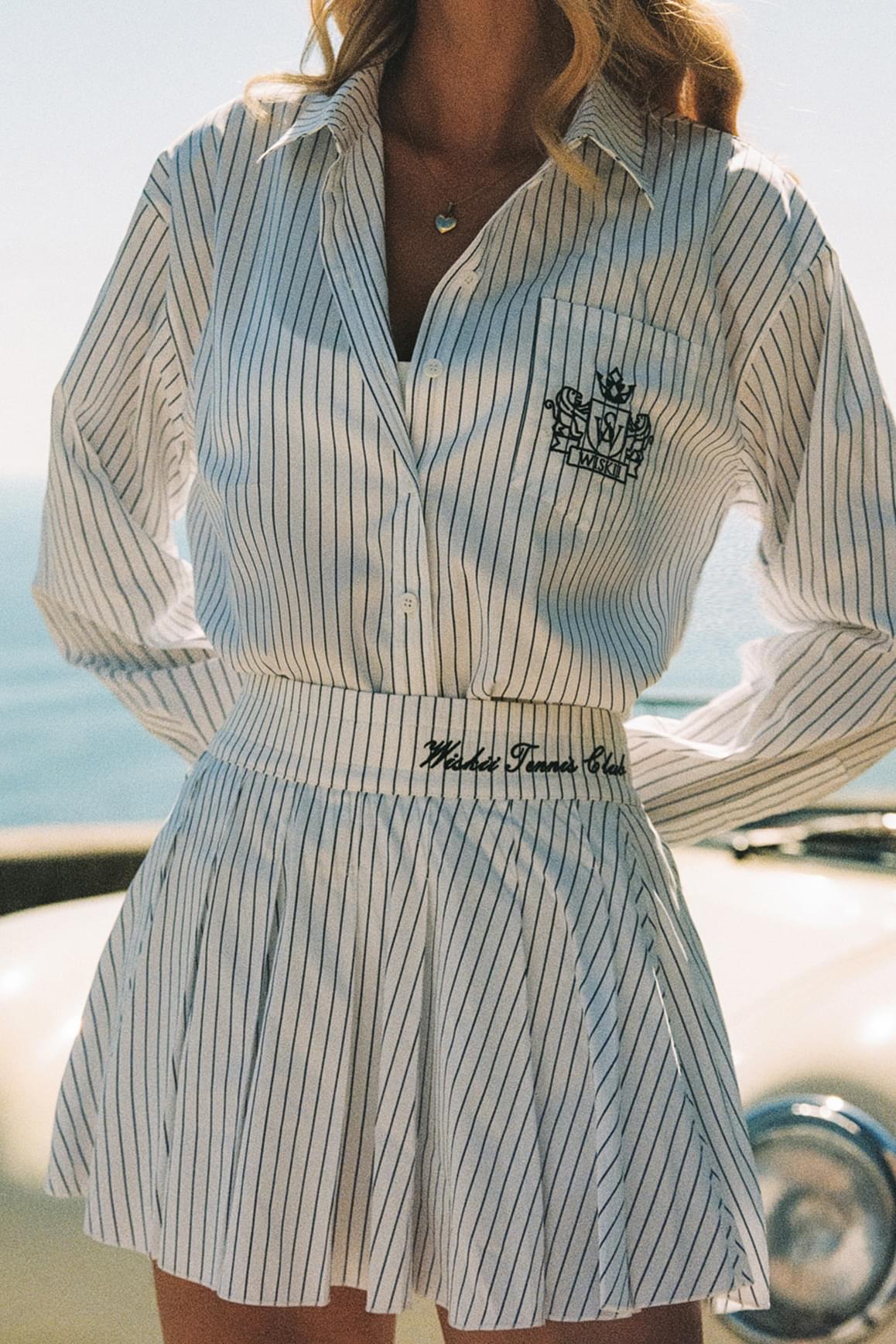 Riviera Relaxed Cotton Shirt - WISKII - Shirts & Tops