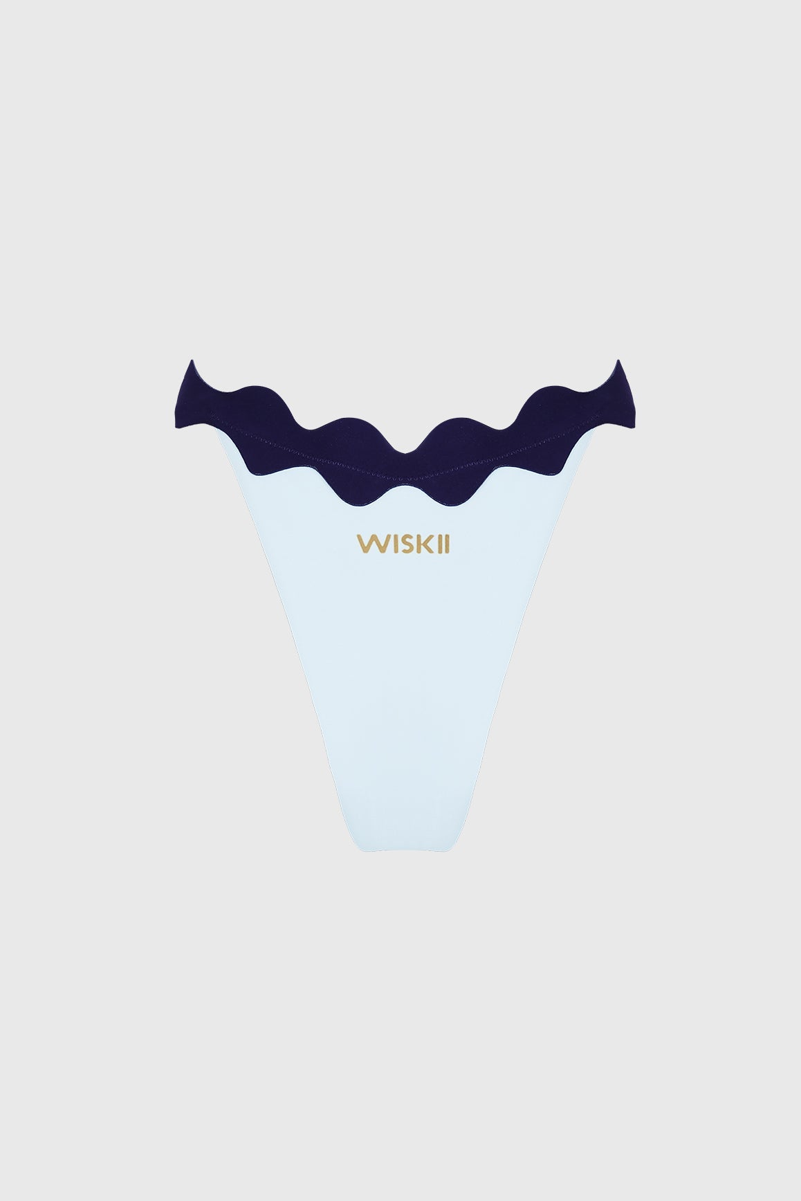 Riviera Scallop Contrast Bikini Bottom - WISKIIWS679caprimidnightS
