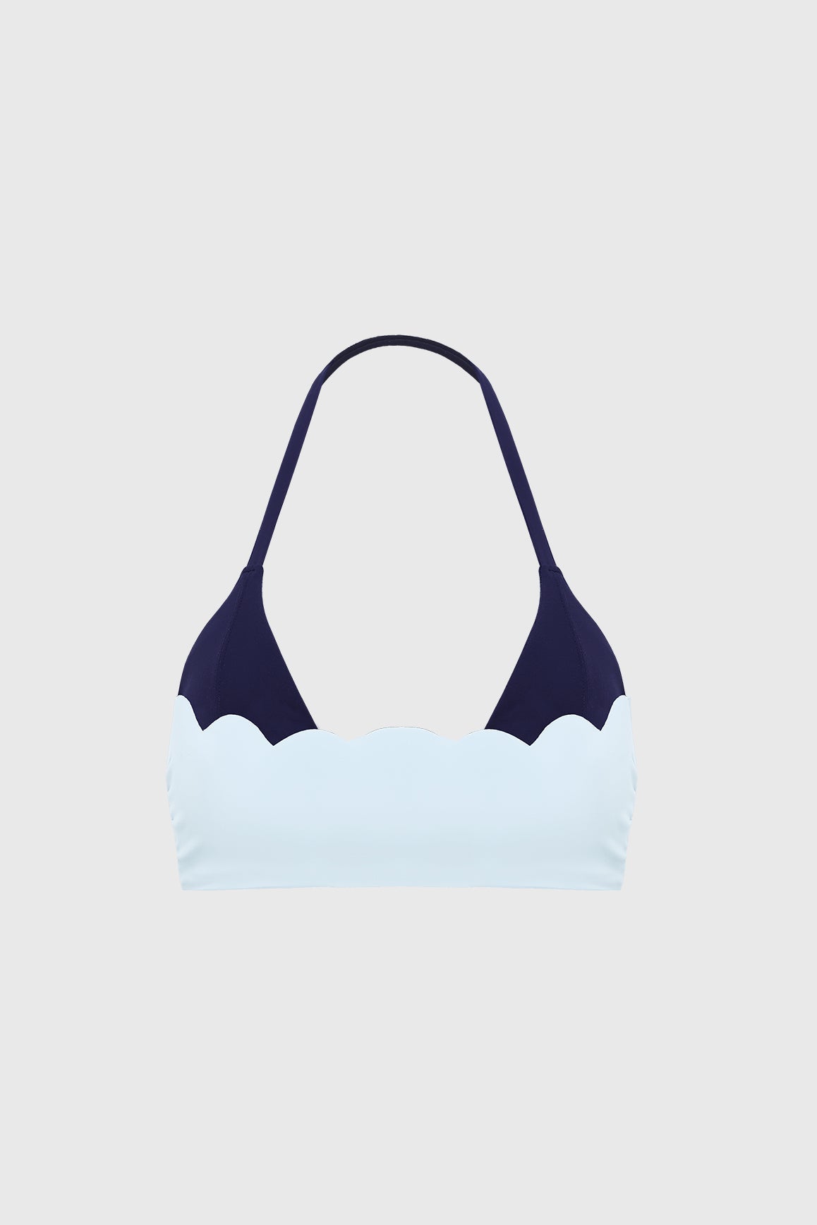Scallop Contour Halter Bra - WISKIIWS682caprimidnightS