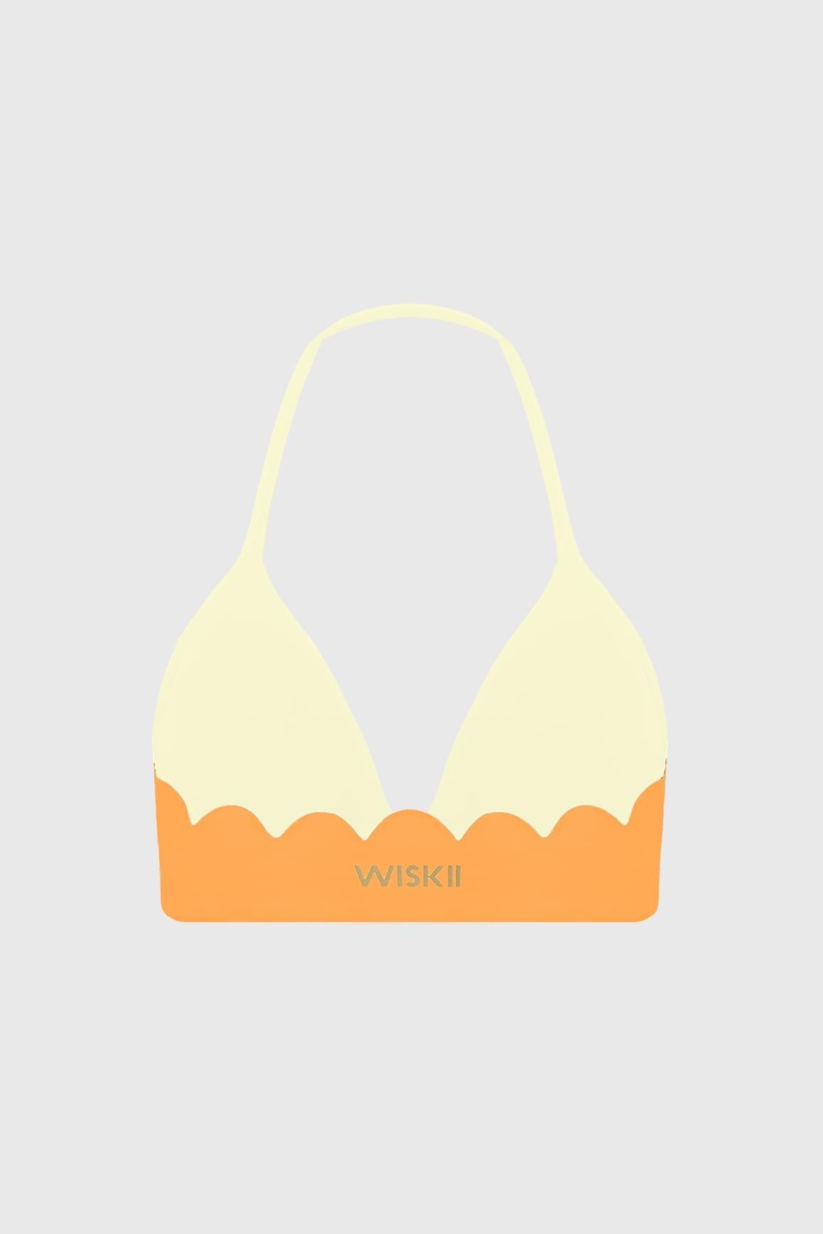 Scallop Contour Halter Bra - WISKIIWS682citruslimoncelloS