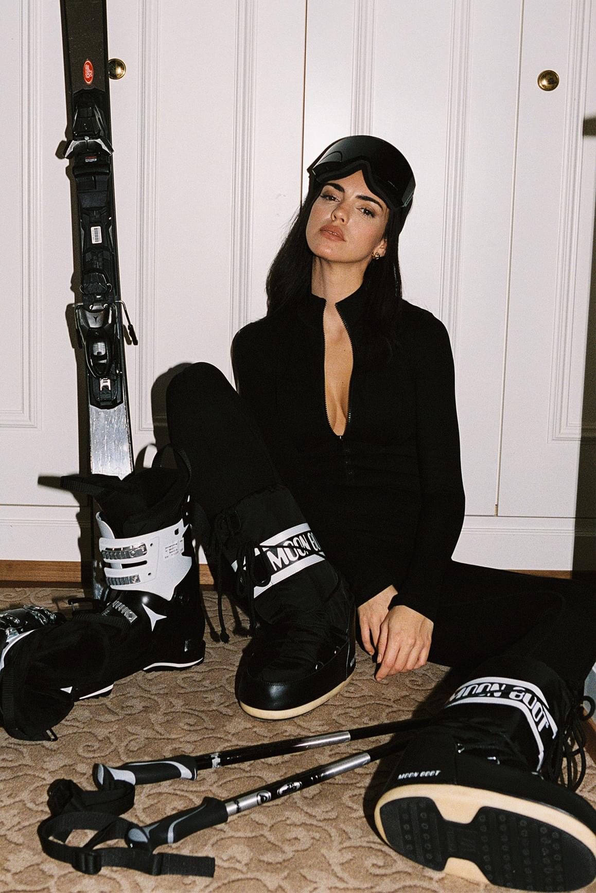 Solace Tailored Zip Catsuit - WISKIIWS655blackS