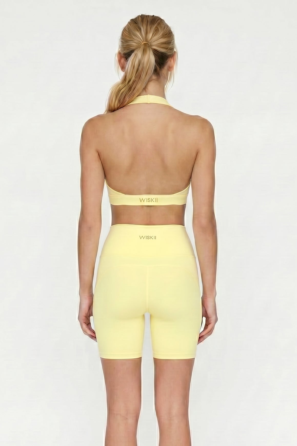 V-Cut Halter Bra - WISKII - Sports Bra
