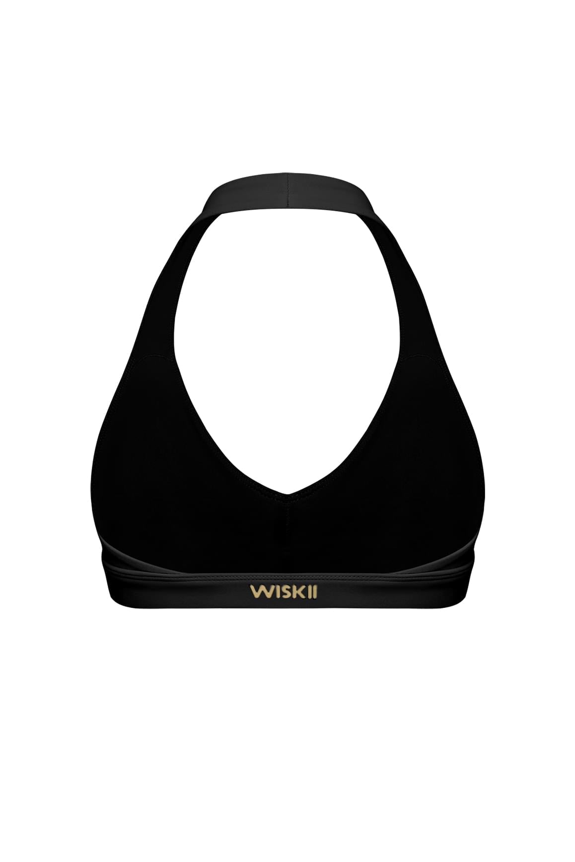 V-Cut Halter Bra - WISKIIWS599blackS