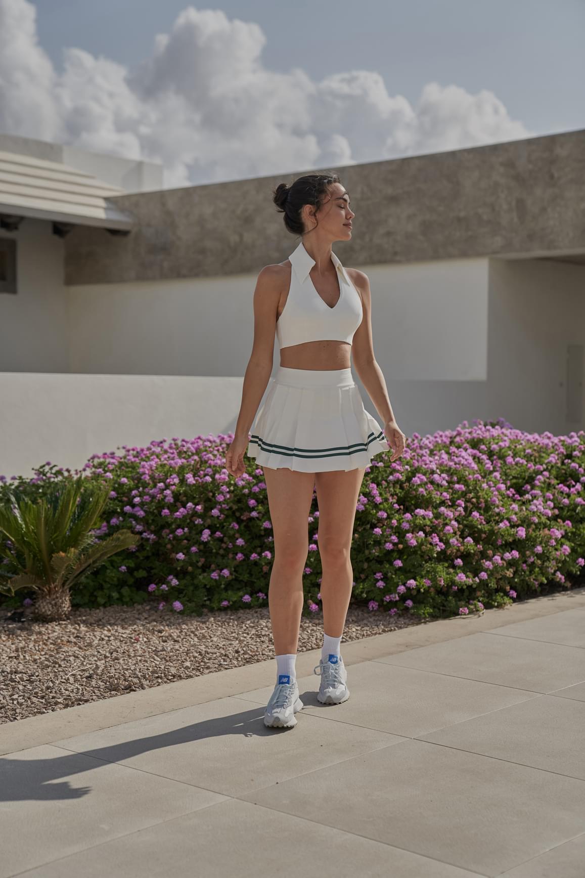 Varsity Tennis Skirt - WISKIIWS286ivoryS