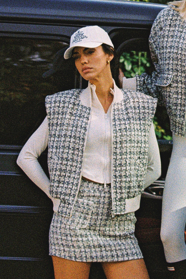 Hourglass Cropped Full Zip Jacket