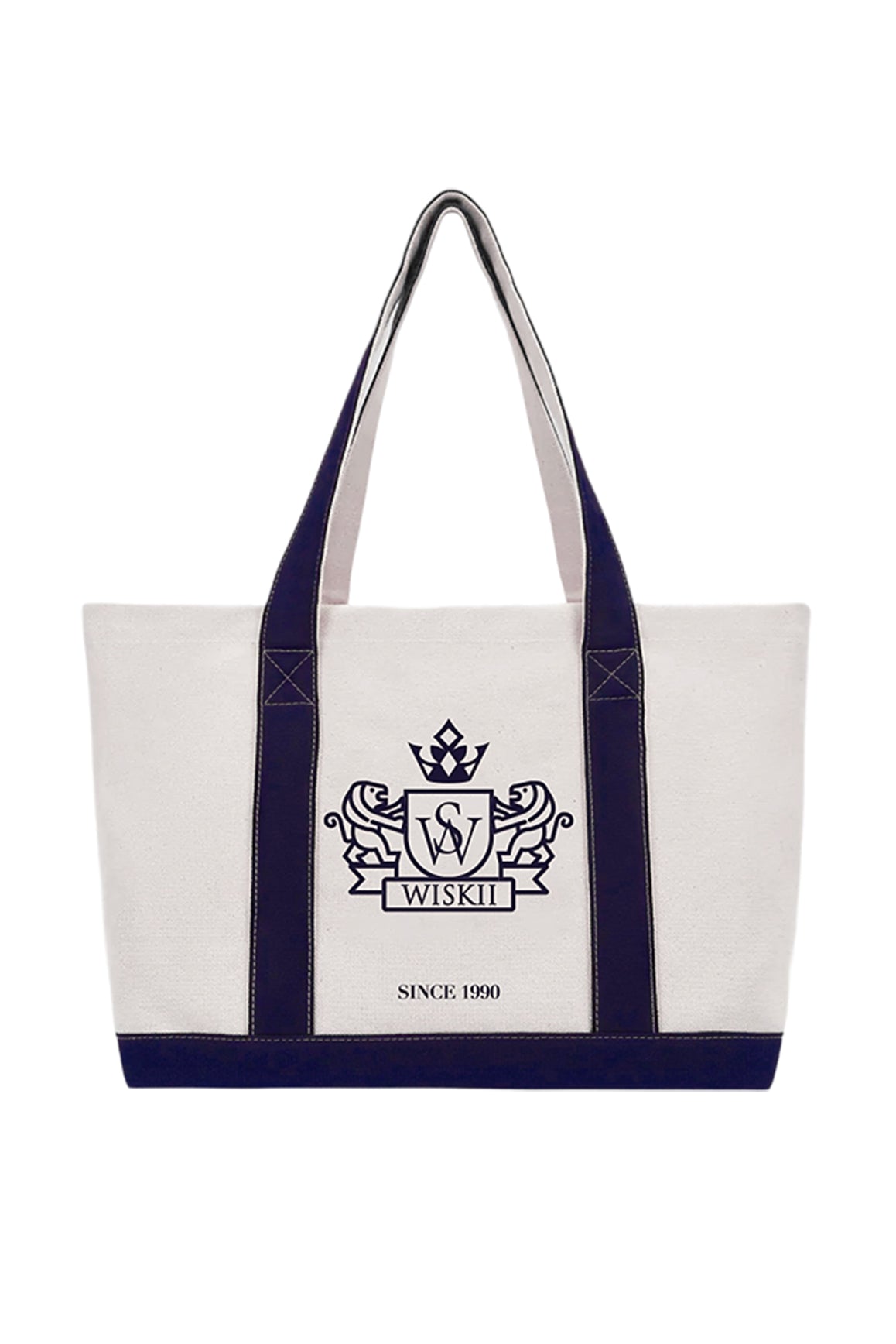 Riviera Canvas Club Tote Bag | WISKII 