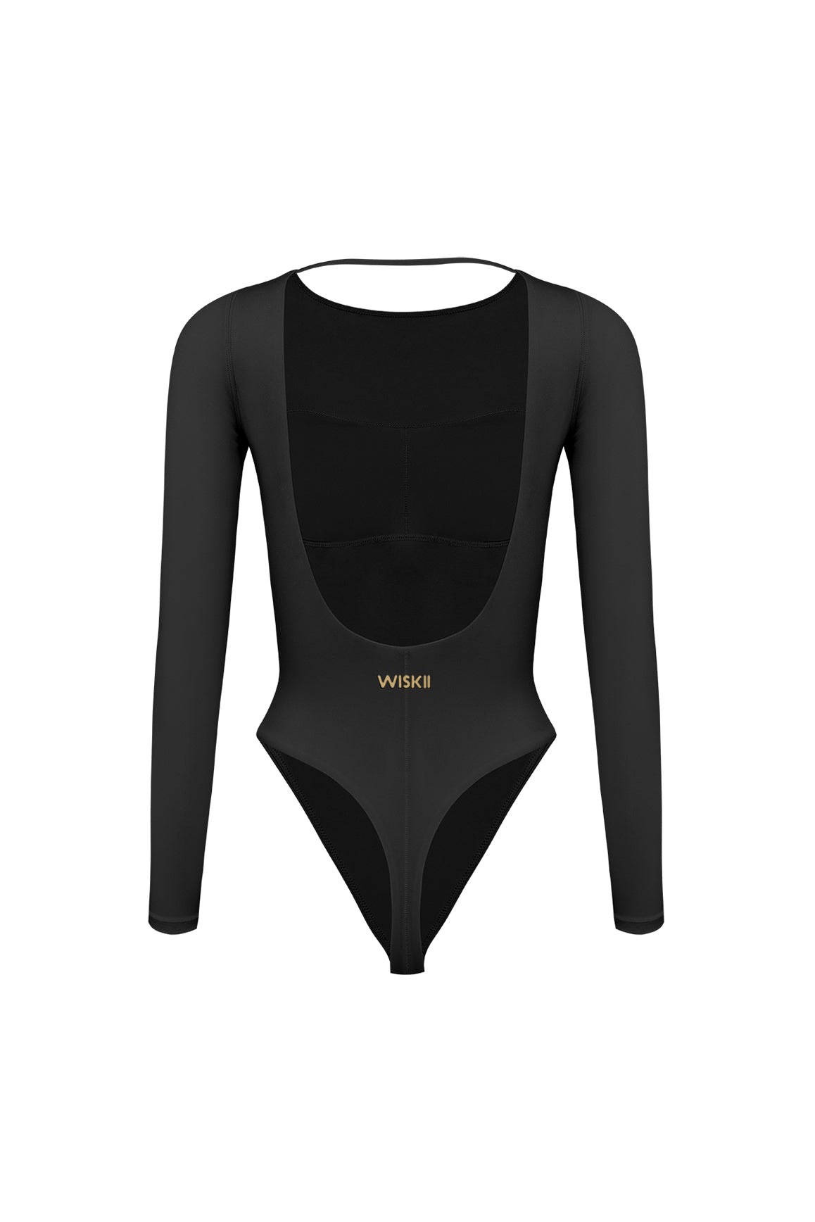 Long Sleeve Open Back Bodysuit