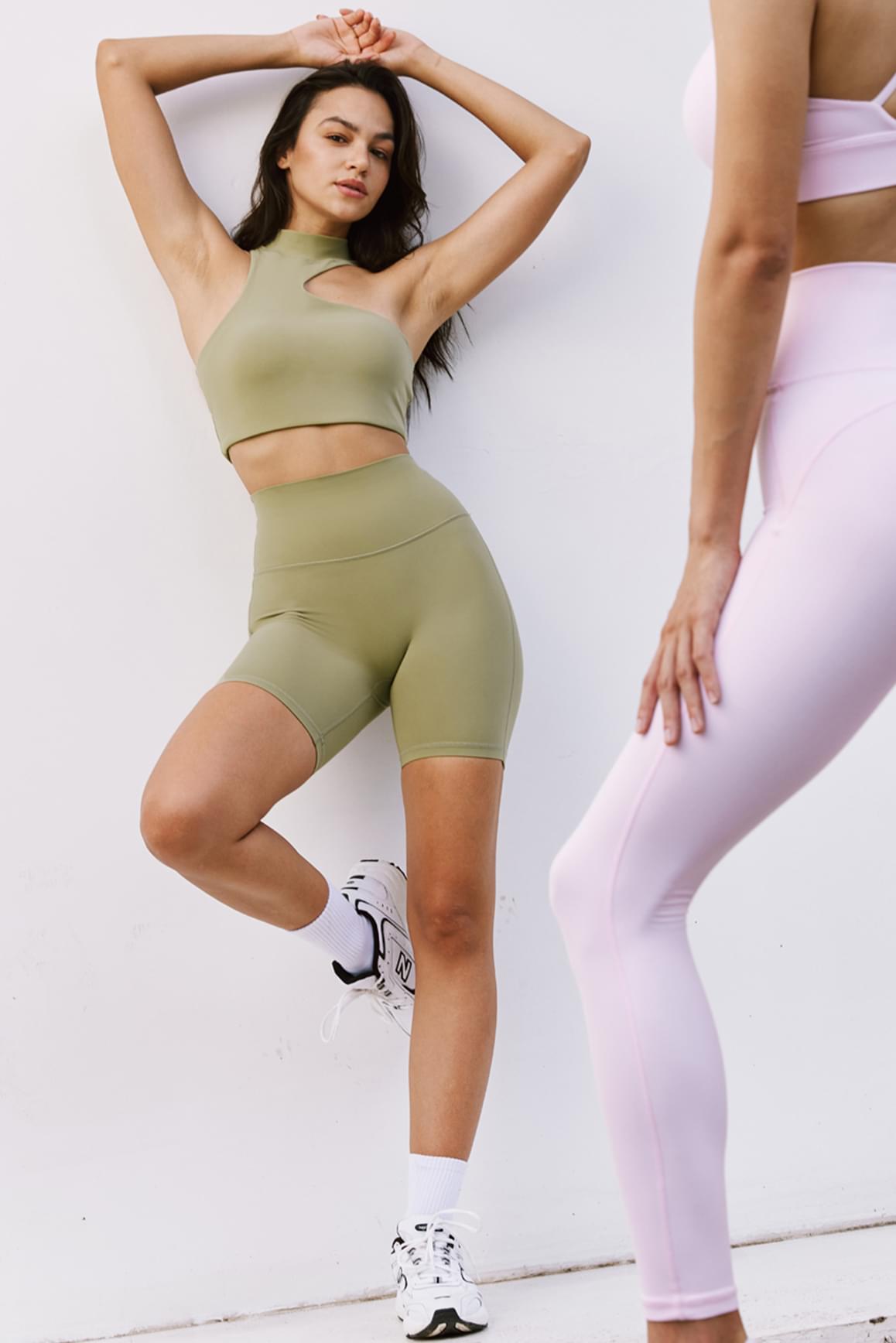 WISKII Off-Kilter Mock Bra - WISKIIWS371mutedkhakiS