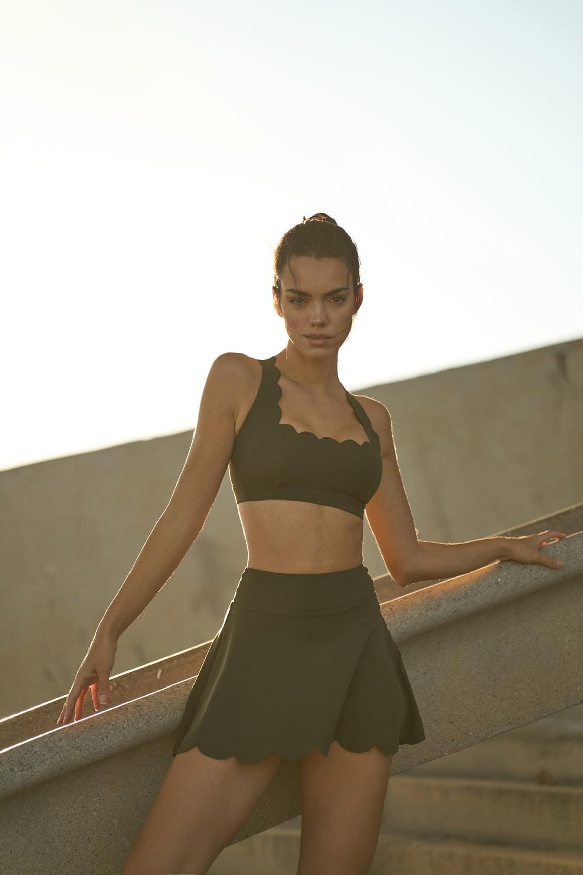 High-Waist A-line Tennis Skirt - WISKII - Skirts